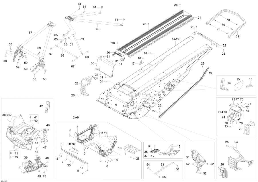 Snowmobiles Lynx  - ����,Frame