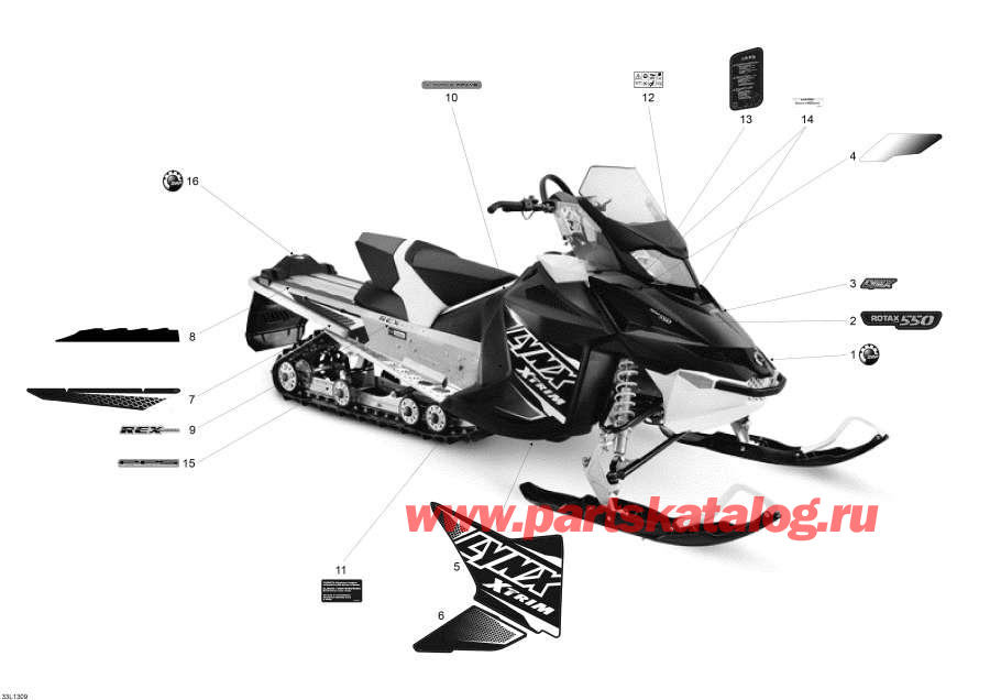 Snowmobile   -  - Decals