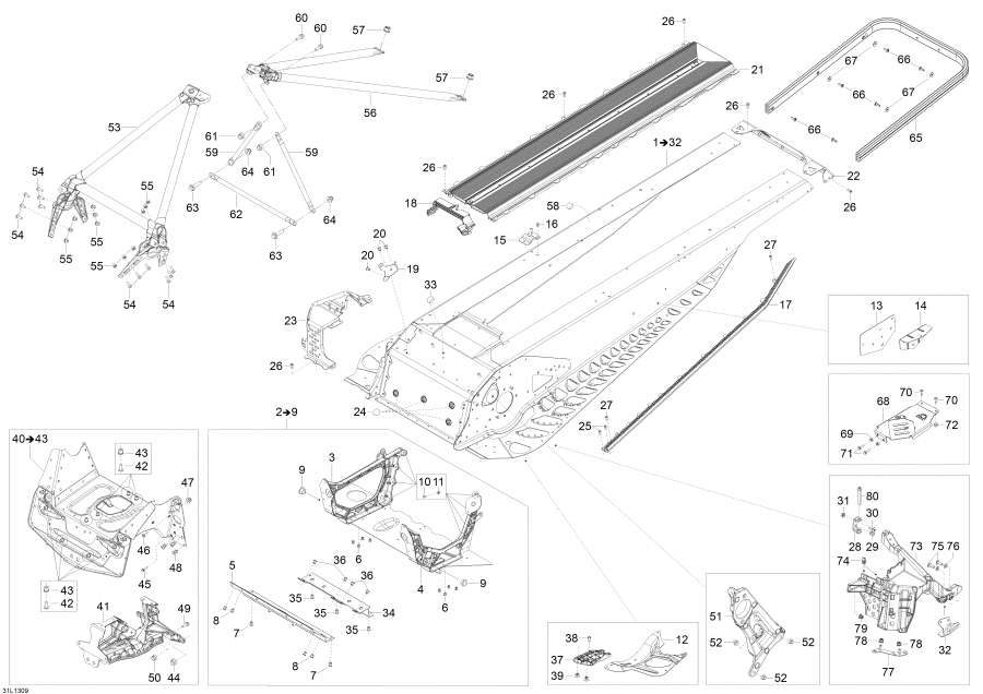 Snowmobiles lynx  - ���� - Frame