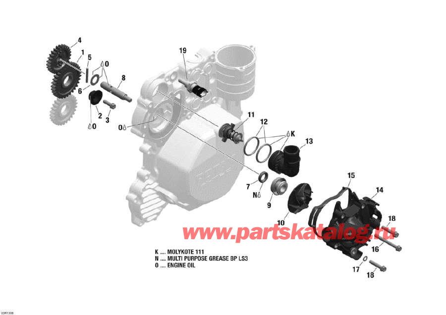 Snowmobiles Lynx  - Engine Cooling - ���������� ���������