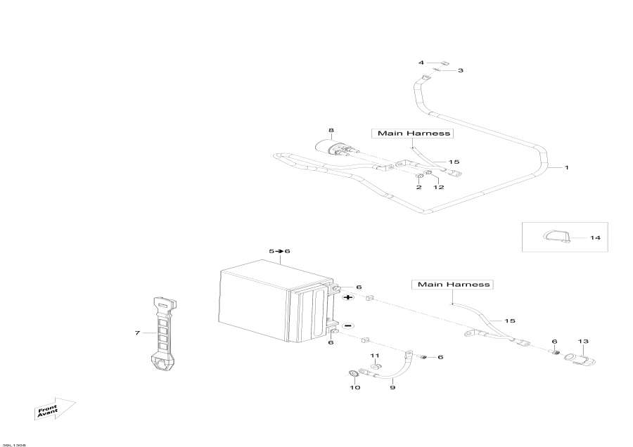  Lynx  - Battery And Starter / Battery  