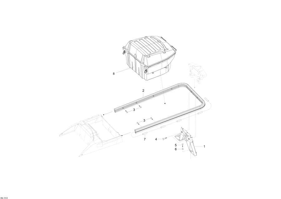 Snowmobile   - Cargo Rack - Cargo Rack