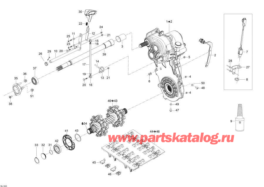 Snowmobile Lynx  - Drive System,Drive System