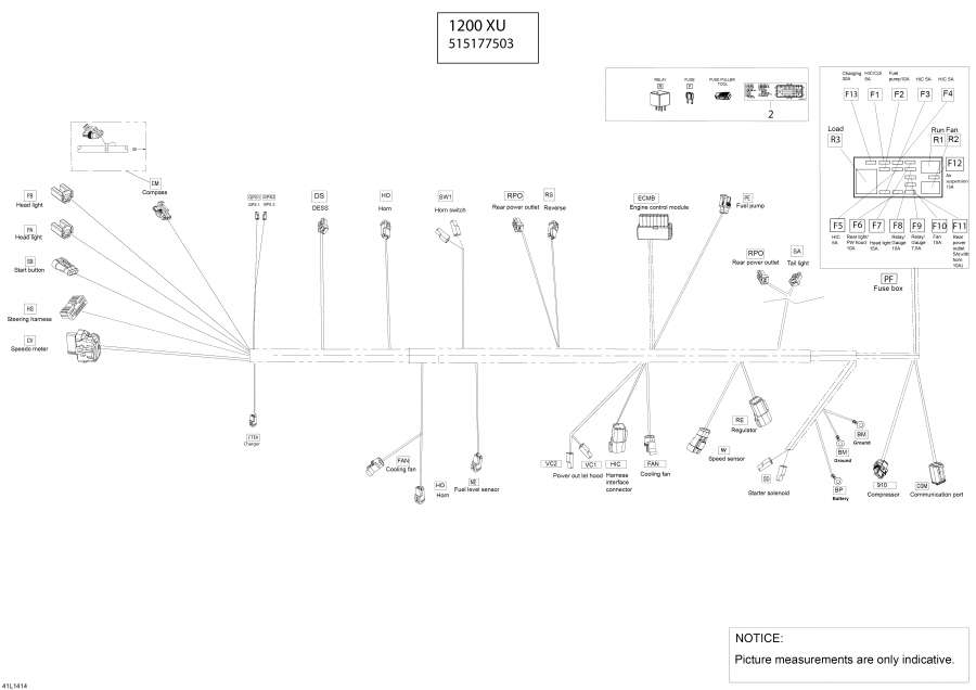 Snowmobiles   -  -   - Electrical Harness