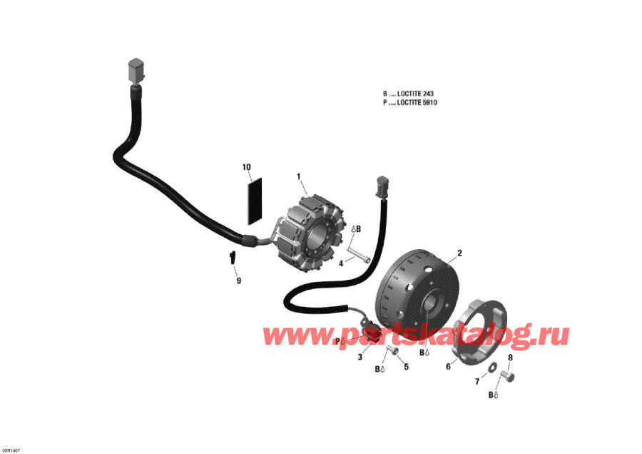 Snow mobile lynx  - magneto - �������