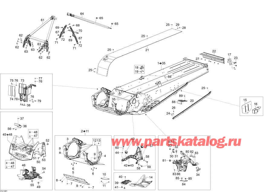 Snowmobiles Lynx  - Frame - ����
