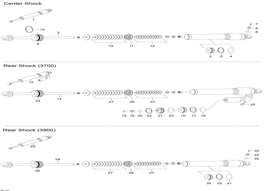 Snowmobiles �����  - Rear Shocks
