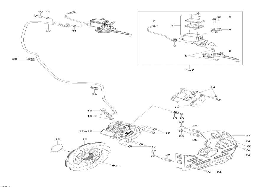 Snowmobile lynx  -   - Hydraulic Brakes