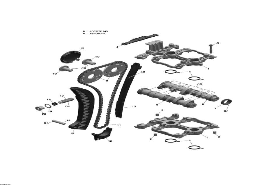 Snow mobile lynx  -      / Camshafts And Timing Chain