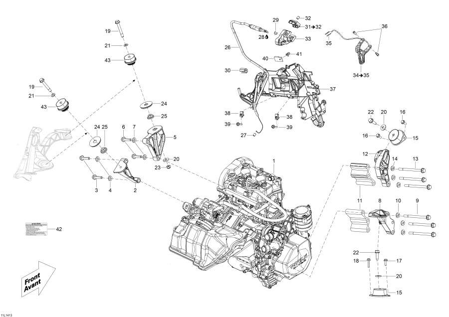  Lynx  - Engine And Engine Support -    Sport