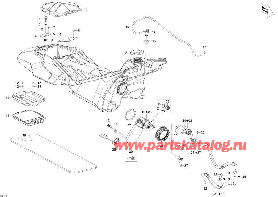 Snowmobiles Lynx  - Fuel System /  