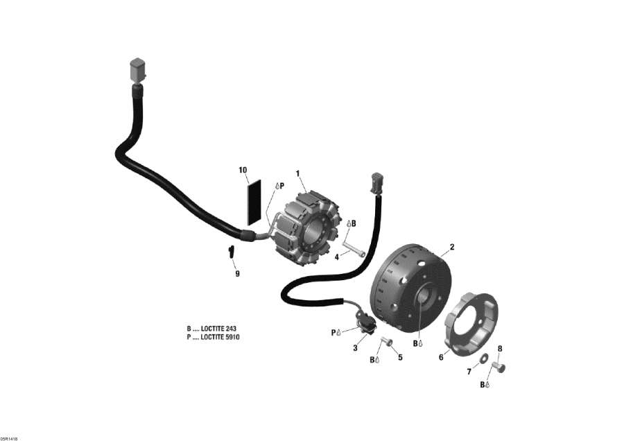 Snow mobile   - Magneto / 