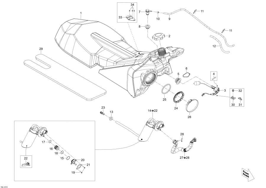 Snowmobile Lynx  -   / Fuel System