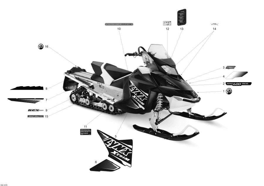 Snowmobiles lynx  - 