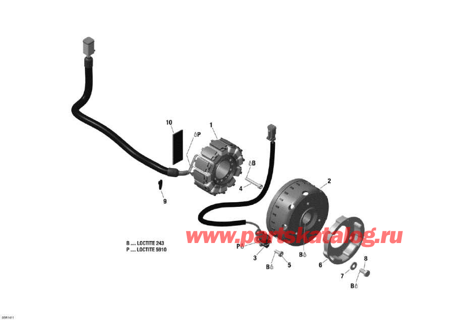 Snowmobile Lynx  - Magneto - 