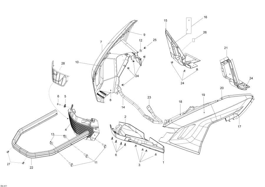  Lynx  - Bottom Pan /  