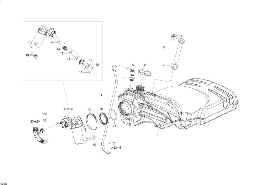 Snow mobile   - Fuel System -  