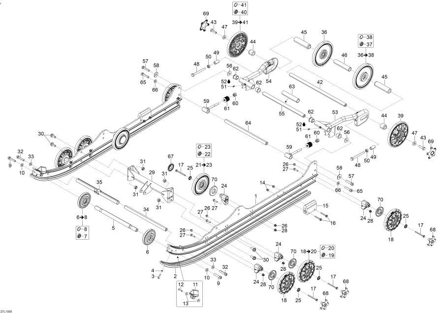 �������� �����  - ������ �������� - Rear Suspension