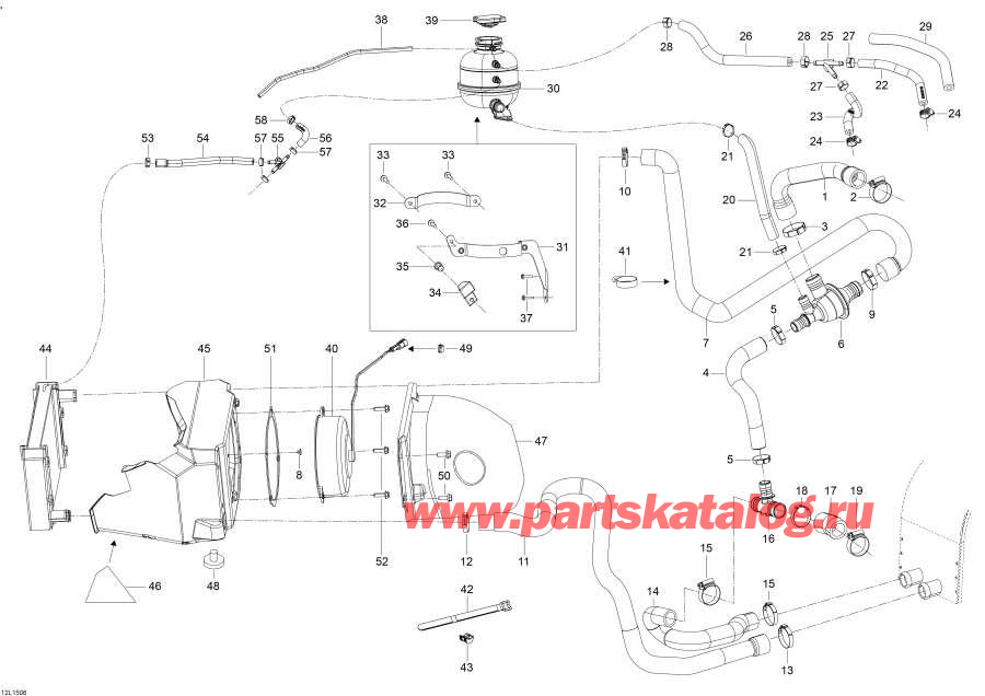 Snowmobiles Lynx  - ���������� System / Cooling System