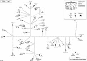 10-  -   600 Ho E-tec (10- Electrical Harness 600 Ho E-tec)