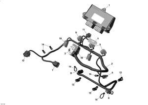 10-     Electronic Module - 900 Ace (10- Engine Harness And Electronic Module - 900 Ace)