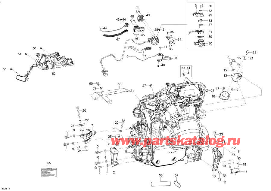  lynx  -  1200 4-tec - Engine 1200 4-tec