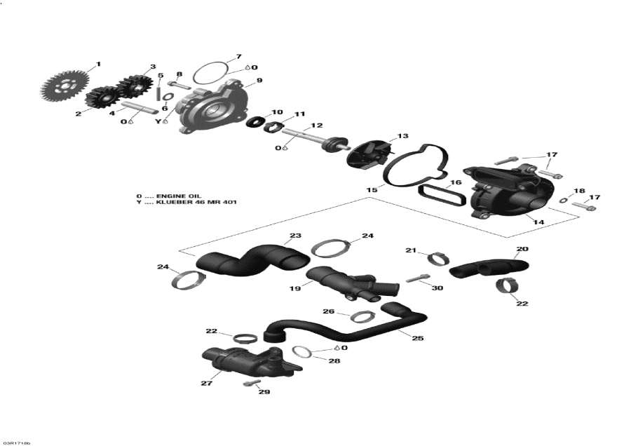 Snow mobile   -   - 1200 4-tec / Engine Cooling - 1200 4-tec