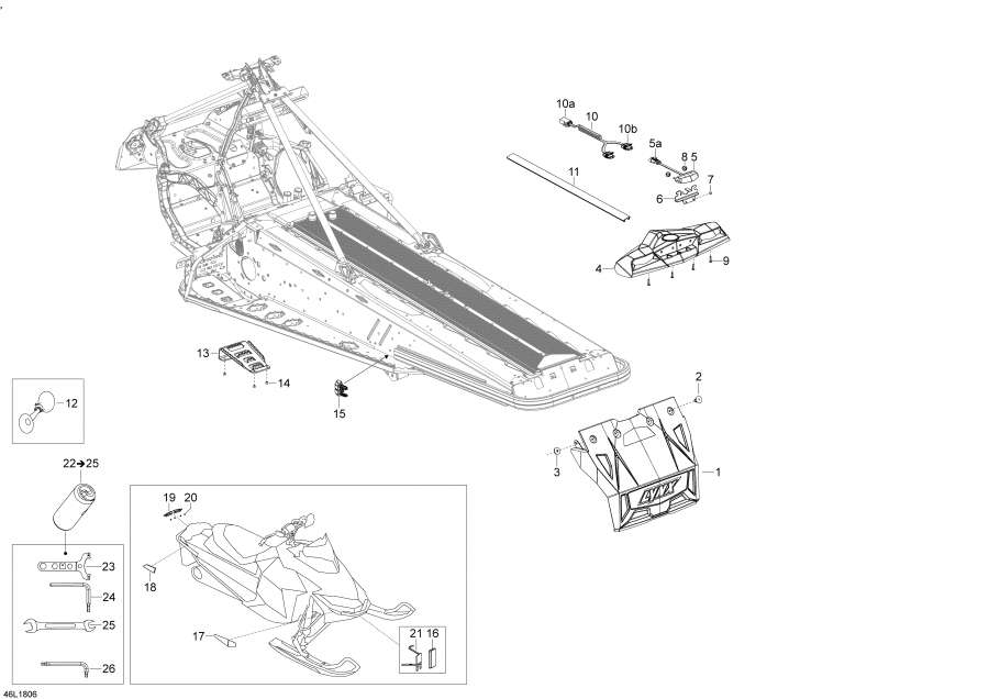 Snow mobile   - Utilities Adventure - 600 Ace - Utilities Adventure - 600 Ace