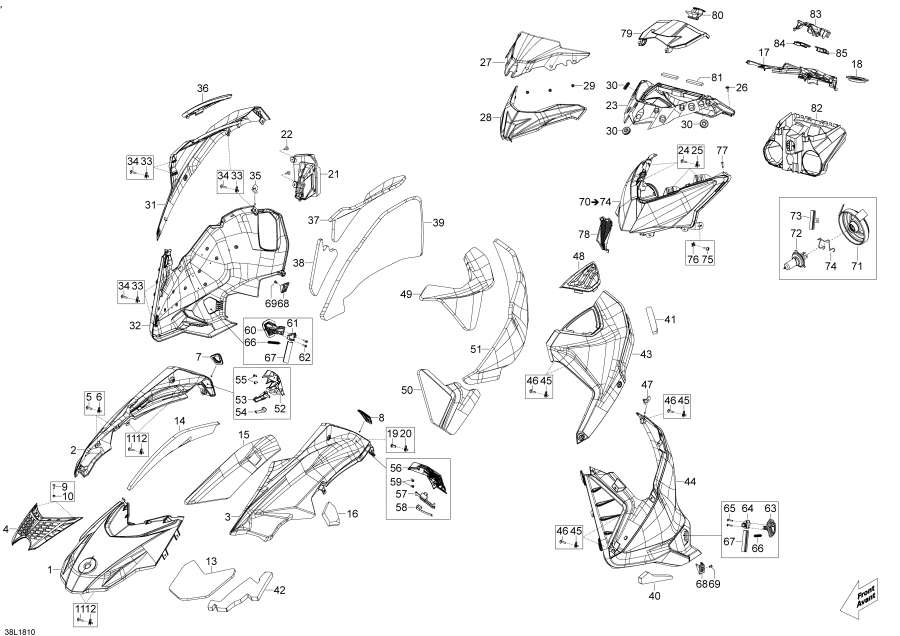 Snowmobile �����  - Hood Boondocker - 600ho E-tec / Hood Boondocker - 600ho E-tec