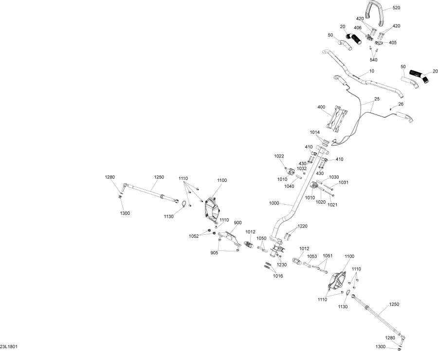 Snowmobiles �����  - Steering Boondocker Engine 850 E-tec - Package Ds