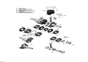 01-    - 600 E-tec (01- Crankshaft And Piston - 600 E-tec)