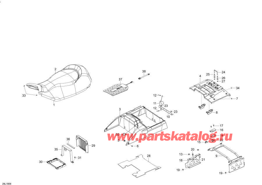 Snowmobiles lynx  - ����� Commander - Package Std,Seat Commander - Package Std