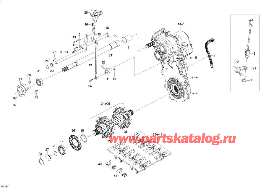 Snowmobiles �����  - Drive Train Commander - 800r E-tec
