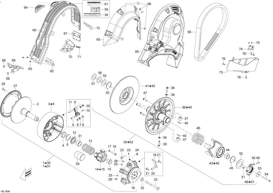 Snowmobiles lynx  - ���� Commander - 800r E-tec / Pulley Commander - 800r E-tec