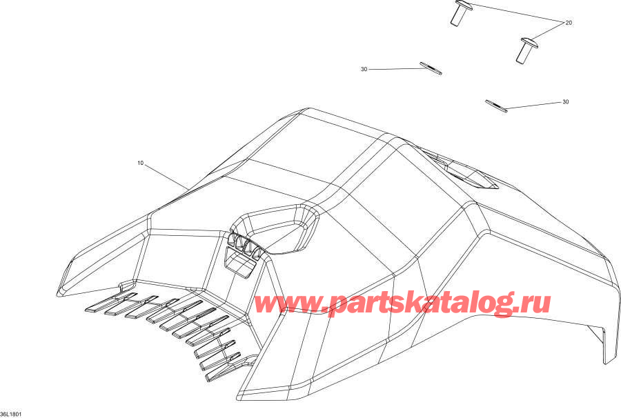 Snowmobiles Lynx  - Luggage Rack  850 E-tec / Luggage Rack Engine 850 E-tec