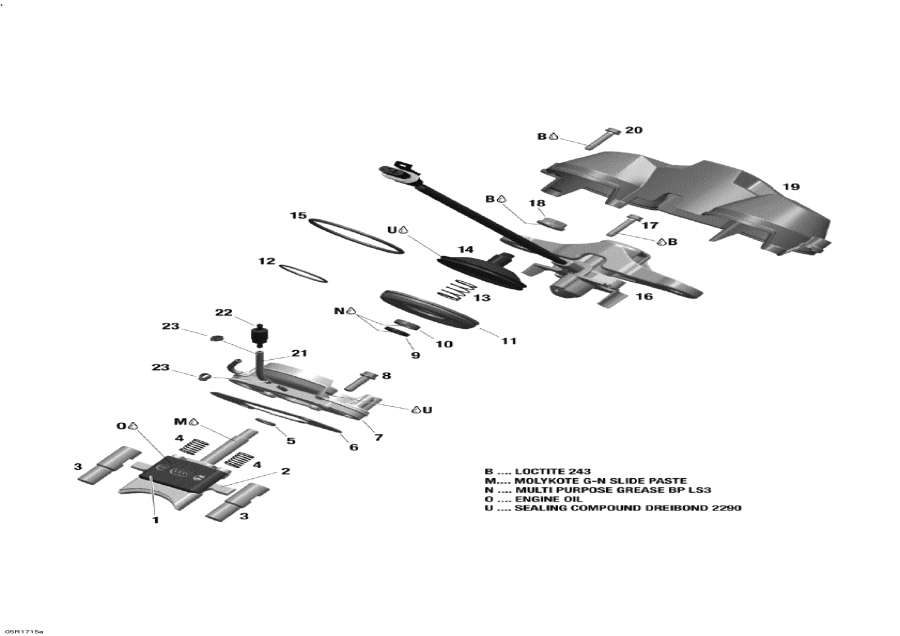Snow mobile lynx  - Rave ������ - 600 E-tec / Rave Valve - 600 E-tec